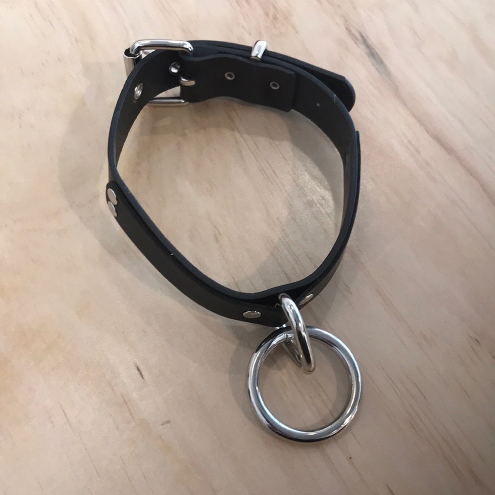 New Leather Choker for a Human
